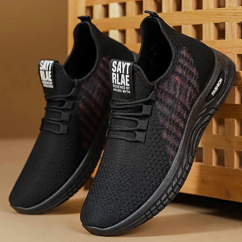 Shoes 2024 summer new breathable lace up men's lightweight sports shoes for men_voghion.com