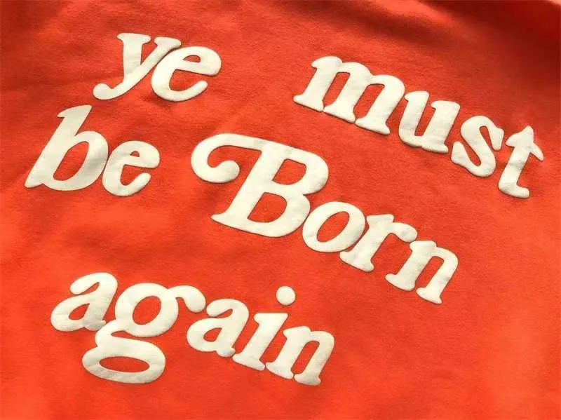 Sweat à capuche style vintage CPFM « Ye Must Be Born Again » pour homme et femme XJ250530_voghion.com