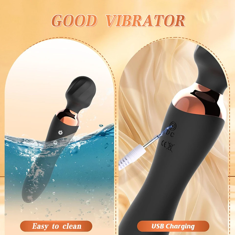 Av Wand Vibrator Für Damen Klitoris Und Brust Massagegerät_voghion.com