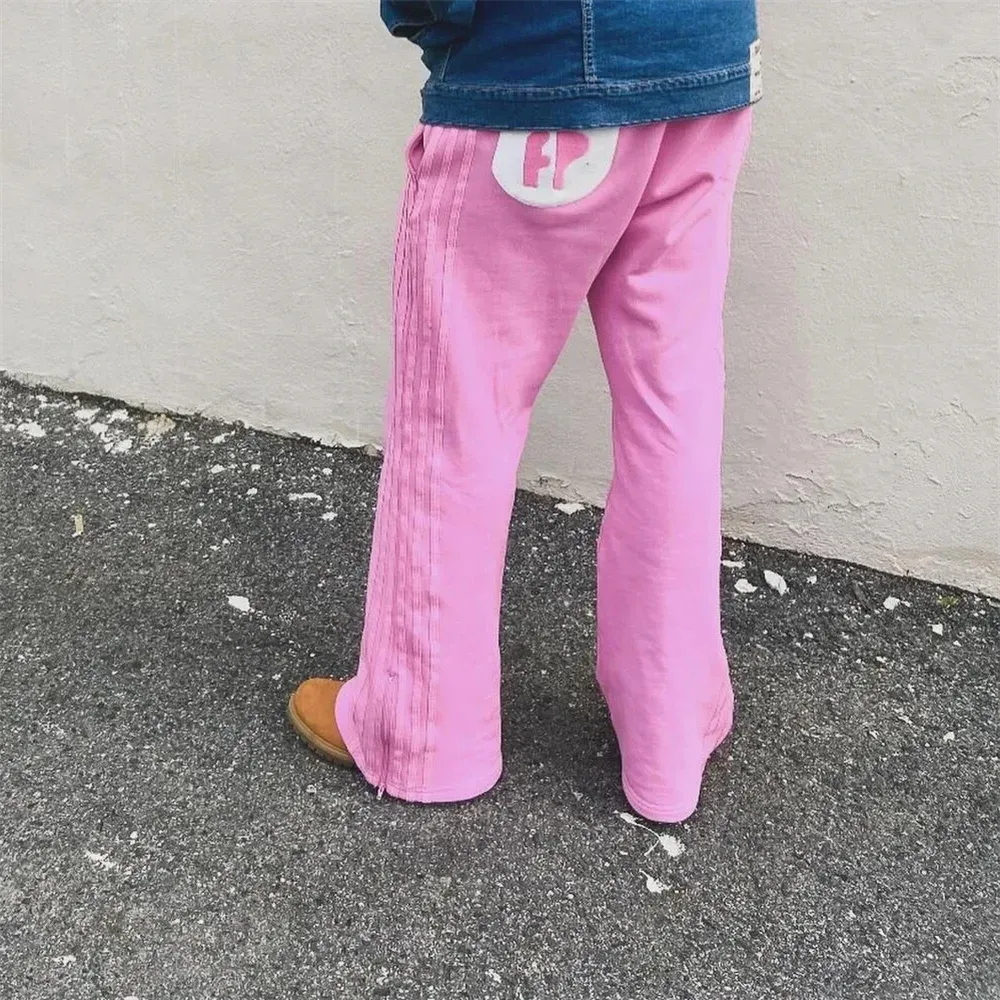 Férfi nadrág Férfi Y2K divat Egyszerű Csíkos Alkalmi Férfiaknak Retro Haruku Hip Hop Melegítőnadrág Laza Egyenes Magas Derekú_voghion.com