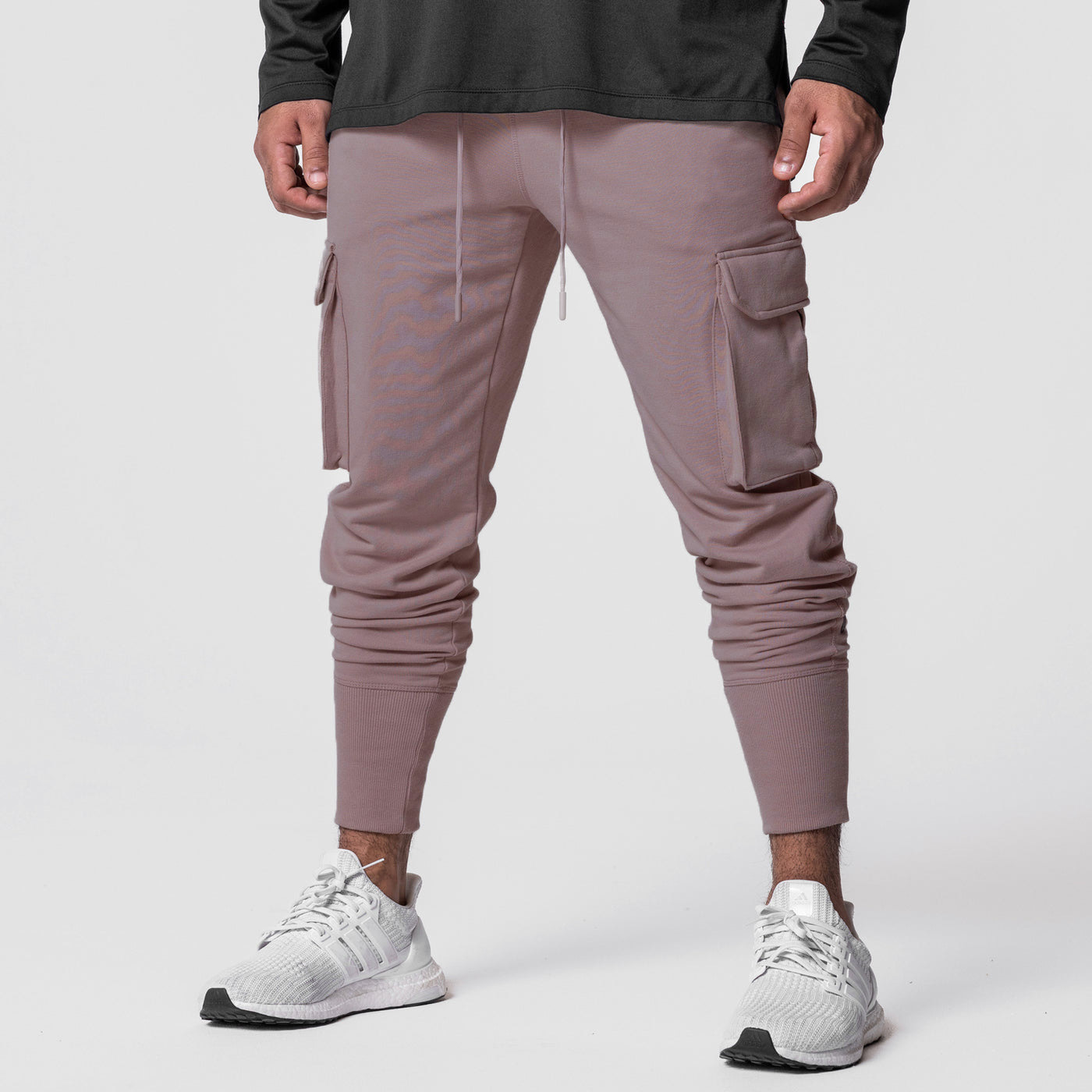 Set di pantaloni da corsa fitness da uomo in due pezzi per sport e tempo libero in cotone_voghion.com