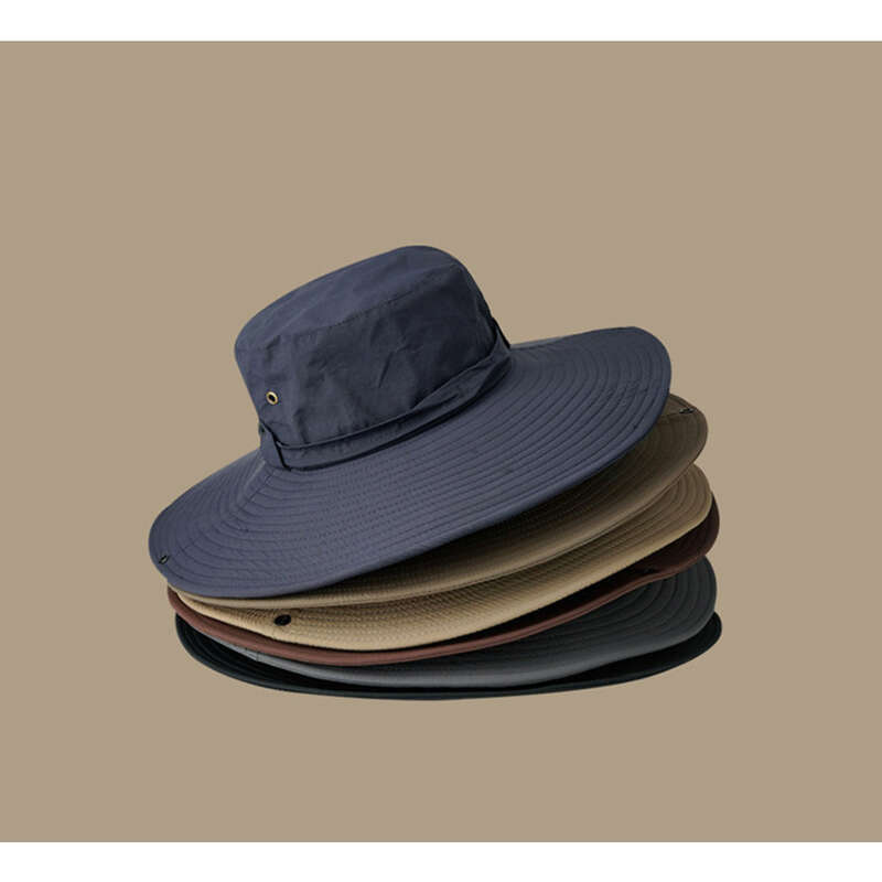 Escursionismo Alpinismo con cappello da pescatore a tesa larga, donna, protezione solare estiva sottile da cowboy occidentale e_voghion.com