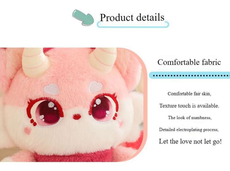 【 Hot Selling 1130 Pieces In 30 Days 】 Cute Phantom Beast Nina Fox Girl Sleeping Plush Toy Cloth Doll Birthday Gift_voghion.com