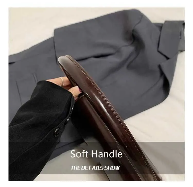 Shoulder Bag England Style Large Pu Flap Bag For Women Commute_voghion.com