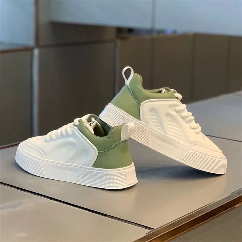 Men's 2024 summer new fashion breathable trend white board versatile sports and leisure shoes_voghion.com