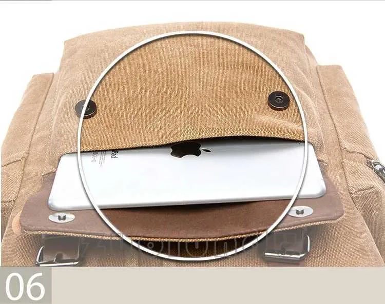 Vintage lõuendiga sülearvuti seljakott meestele Mochila Feminina mood vargusvastane naiste reisiseljakott kooli seljakott C241031_voghion.com