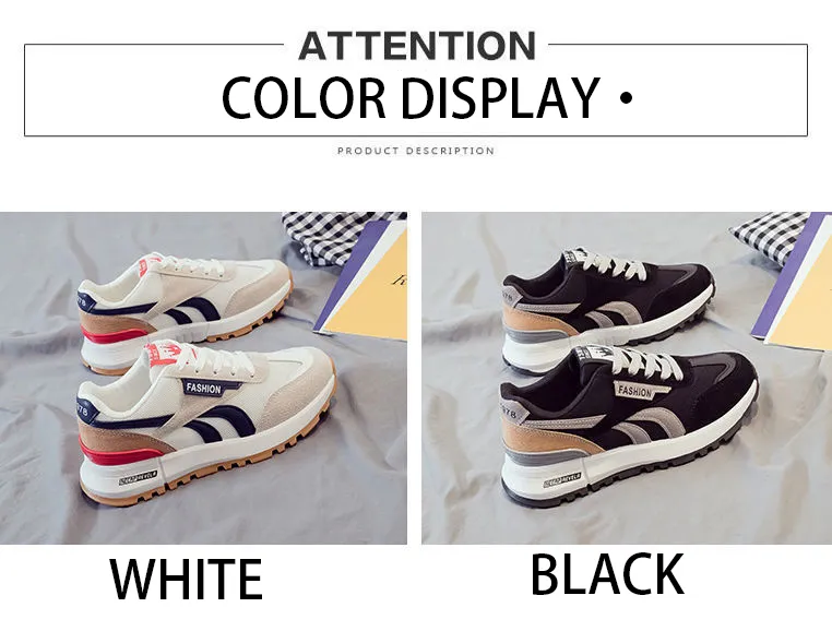 waffle Νέα καλοκαιρινά casual mesh κορεάτικη έκδοση unisex μικρά λευκά αναπνεύσιμα αθλητικά παπούτσια Lhshoe_voghion.com