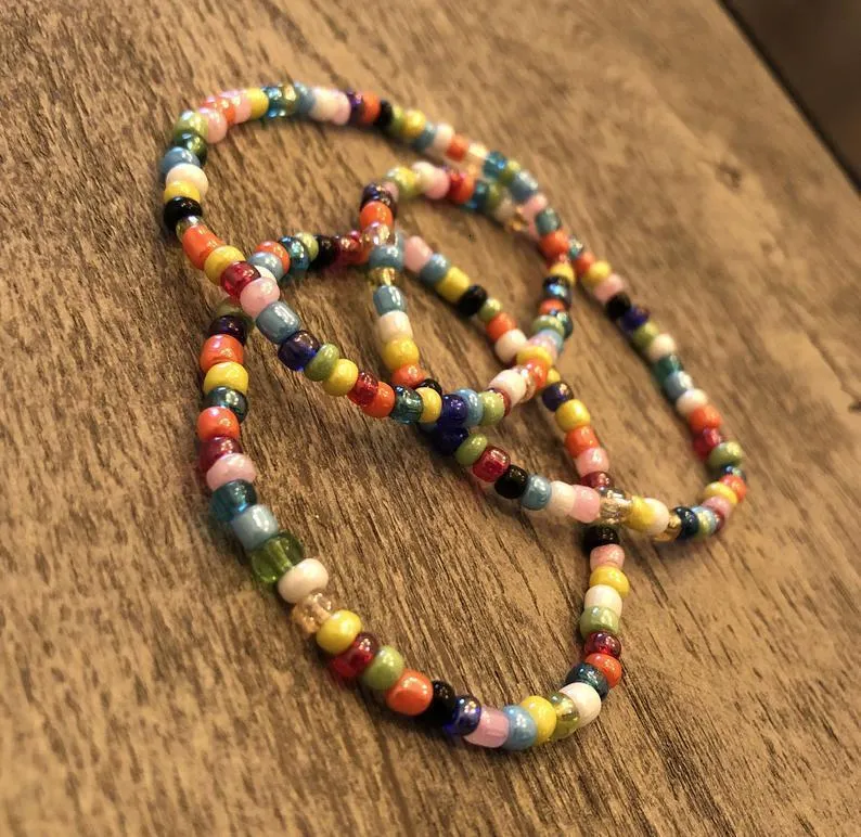 Kette Einfach Moud Multicolor Boho Handgemaachte Elastesche Som Perlen Armbänner fir Fraen Bijouen Perséinlechkeet Strand_voghion.com