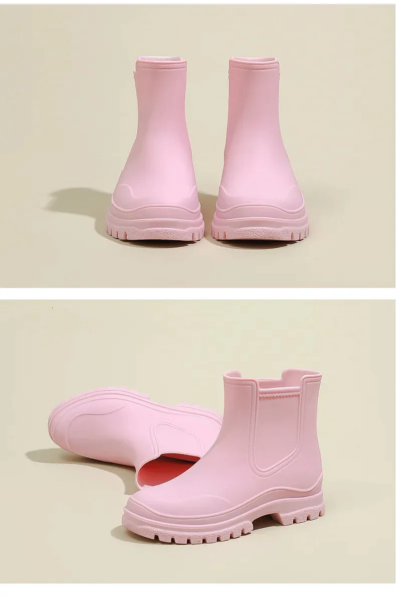 Regnstövlar Dam Vattentät Isolerad Gummi Skor Dam Trädgård Galoscher Boots Dam Fiske Vatten Sko Botas Para Lluvia_voghion.com