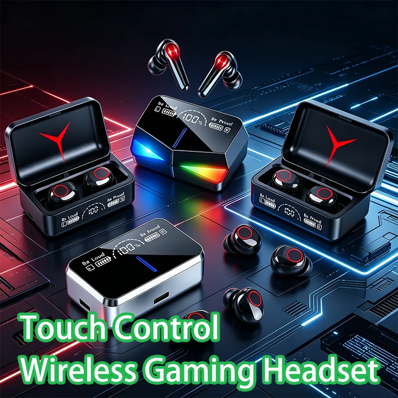 Écouteurs gaming sans fil bluetooth 5.3 avec son hifi stéréo_voghion.com