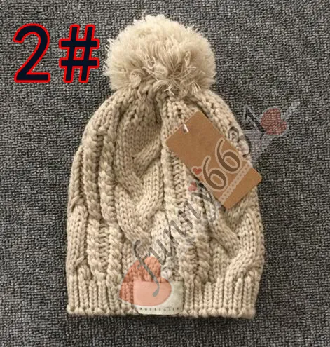 MOQ = 1 PZ Autunno/inverno design del marchio caldo donna e uomo moda berretto lavorato a maglia cappello di lana 8 colori nero rosso spedizione gratuita_voghion.com