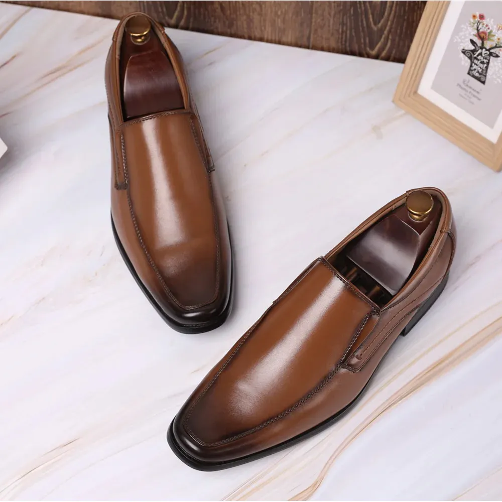 Vestidos clássicos de couro para negócios, elegantes e formais, sapatos Oxford para casamento e escritório, masculinos 240930_voghion.com