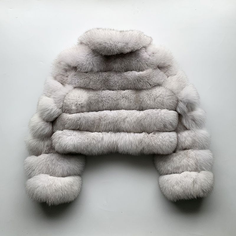 Vêtements pour femmes manches courtes en fourrure pour femmes automne et hiver hauts chauds manteau en peluche tendance_voghion.com