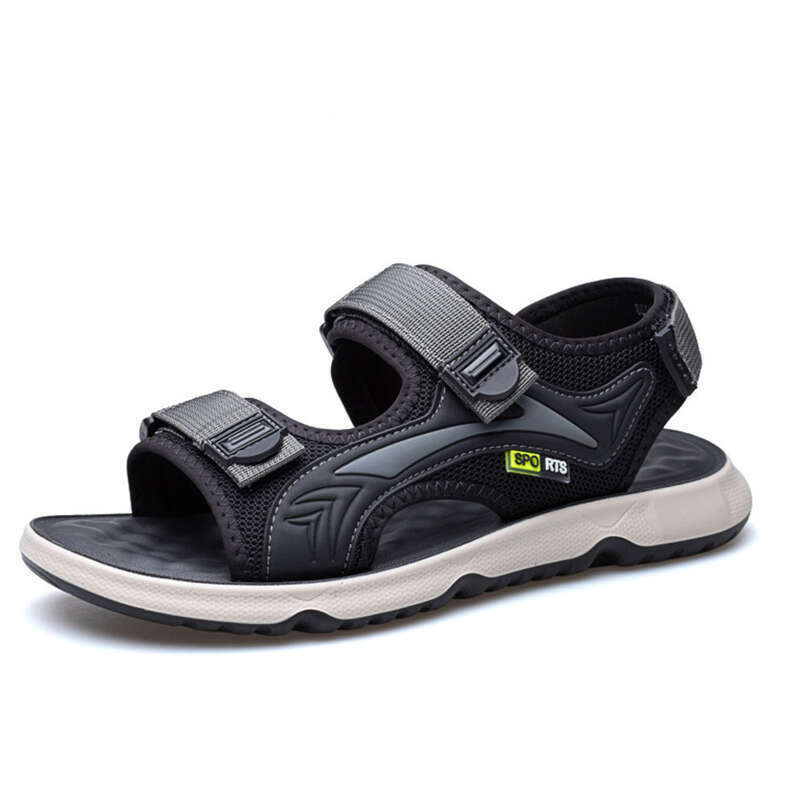 2025 Nieuwe trendy casual sportkleding strandschoenen klittenband latex pad heren sandalen_voghion.com