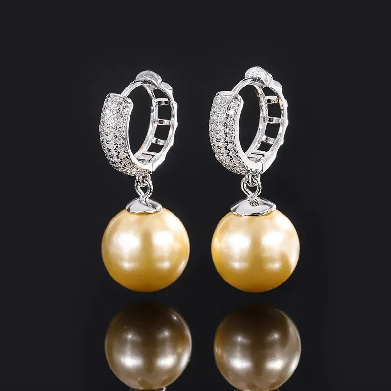 Orecchini pendenti con nappa retrò in perle di fritillaria in argento Sterling 100%, regalo di compleanno per le donne, gioielli per anniversario di matrimonio_voghion.com