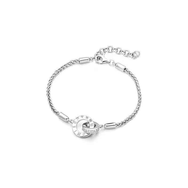 Regalo di San Valentino Time Lover Braccialetto di coppia con elastico piccolo, gettone d'amore_voghion.com