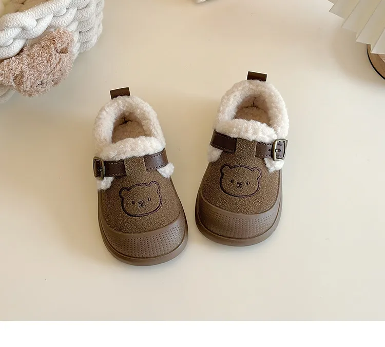 Baskets antidérapantes d'hiver pour tout-petits chaussures_voghion.com