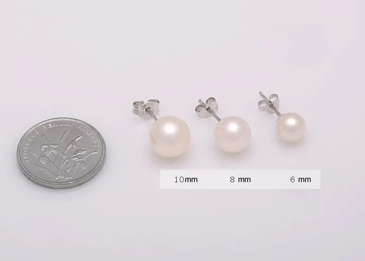 sterg Sier İnci Küpe Kadınlar İçin Takı Aretes Brincos Romantik Charm 6/8/10/12 Mm Top Tasarımcı Aşk Küpeleri_voghion.com