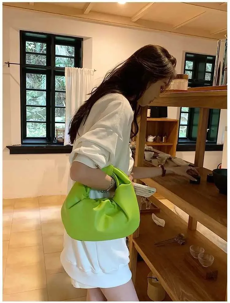 2024 INS Donna Piccola Borsa a Tracolla Festa Frizione Borsa a Tracolla Donna Pelle PU Borse a Tracolla Moda Increspato Crossbody_voghion.com