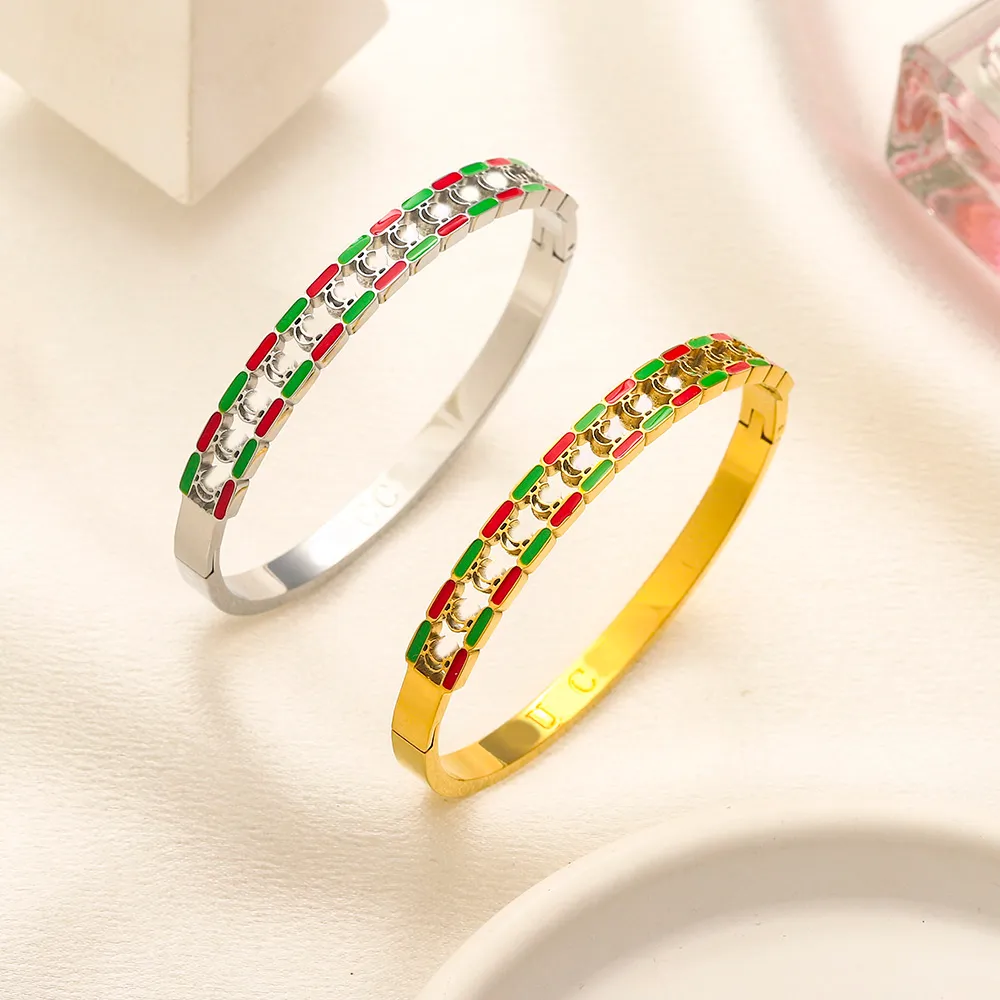 Klassiska designersmycken för kvinnor, guld/sierförgyllt rostfritt stål, presentarmband för älskare_voghion.com