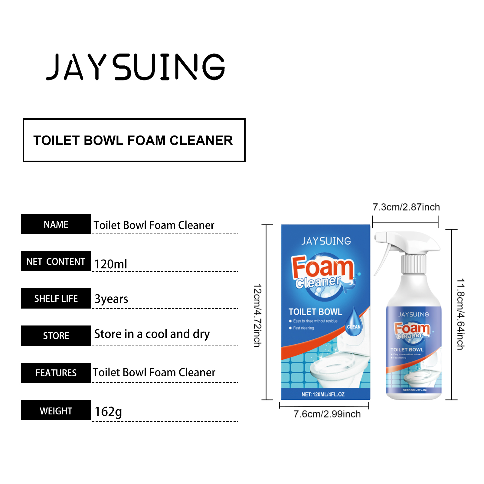 Jaysuing Toilet Foam Cleaner For Toilet Cleaning For Toilet Cleaning For Yellow Home Deodorant Bathroom For Stain Removal_voghion.com