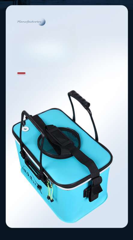 Fishing Gear, Fishing Live EVA Multi-purpose, Foldable, Outdoor Car Washing Bucket, Fish Tank_voghion.com