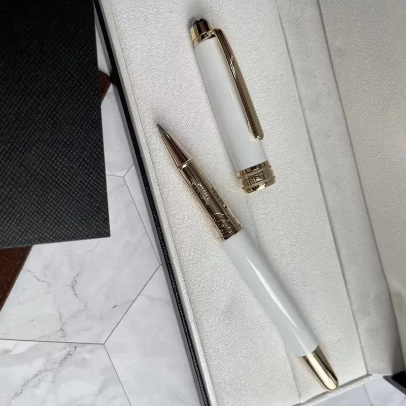 engros Engros Luksus Monte Black Resin And Crystal Star Roller Ball Pen / Kulepenn / Fyllepenn Business Office Stationery Gift B0023_voghion.com