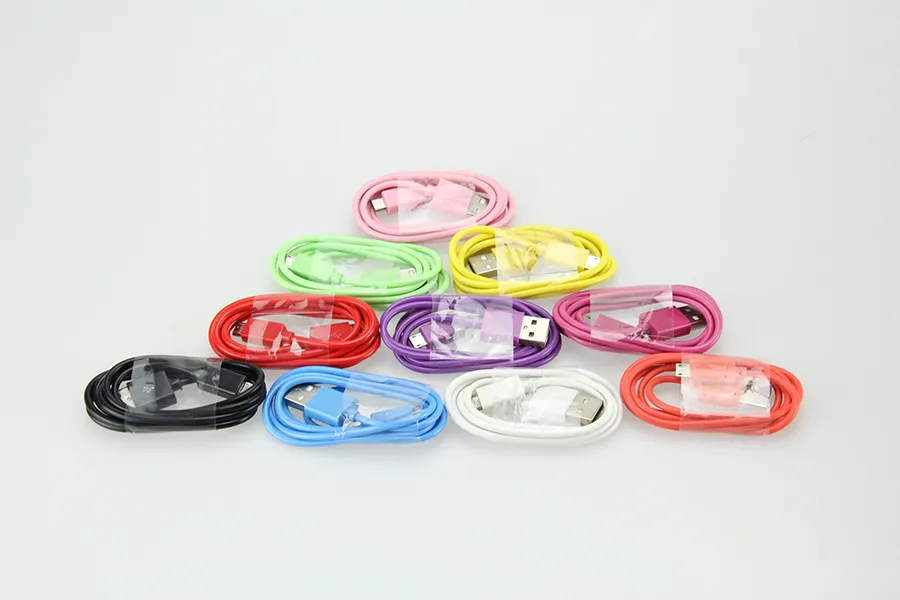 1M 2M 3M Micro V8 Data Sync Charging Charger USB Cable Cord Wire For Android Mobile Cell Phone 200pcs/lot_voghion.com