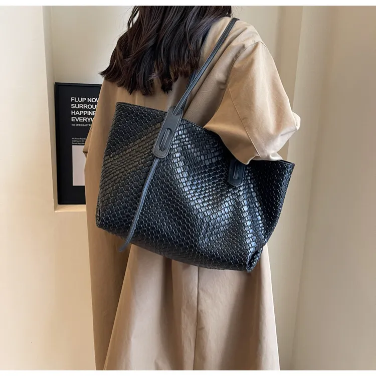 Markendesigner Große Kapazität Tote Shouler Für Frauen Handtaschen Geldbörsen 2024 Neue Vintage Damen Shopping Reisetaschen_voghion.com