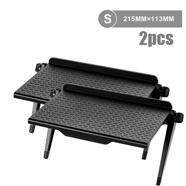 2 unidades de práctico organizador de monitor de TV, estantes superiores de pantalla antideslizantes, soporte de almacenamiento superior creativo, soporte para teléfono y computadora._voghion.com