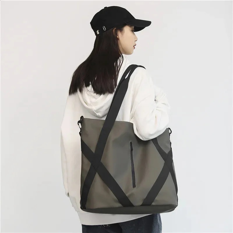 Wasserdichte Oxford Big Tote für Frauen Mode Einfache Große Paket Shopping Lady Handtasche Anti-reißen Freizeit Frau Schulter_voghion.com