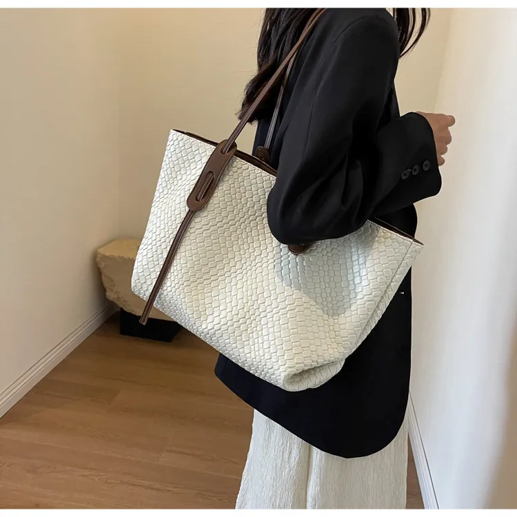 Markendesigner Große Kapazität Tote Shouler Für Frauen Handtaschen Geldbörsen 2024 Neue Vintage Damen Shopping Reisetaschen_voghion.com