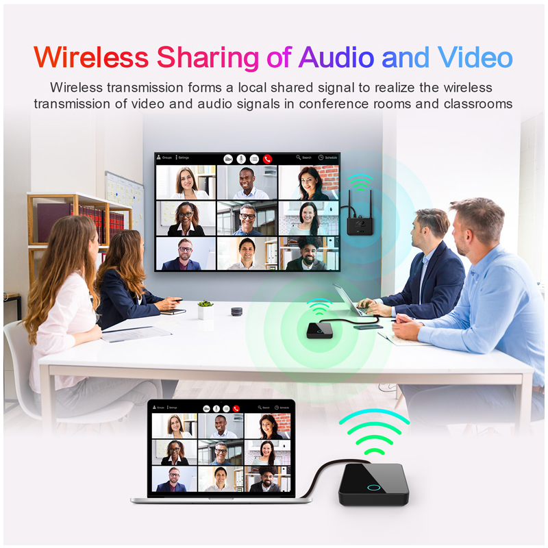 4K 1080P Übertragung 60M Wireless Audio & Video Adapter 3D Media HDMI Extender Sender Und Empfänger Kit verwendet Für Projektor_voghion.com