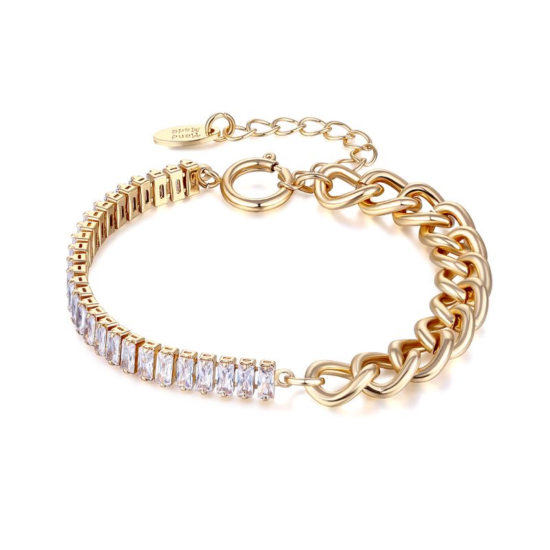 Trendy hip-hopový párový dámský náramek Ins Ring-k z kovu za studena skládaný v novém stylu_voghion.com