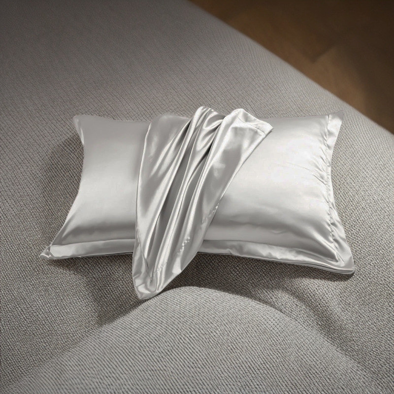 Silk-like Satin Pillowcase Set – Cooling & Hypoallergenic, Luxury Hotel Quality (2-Pack, Standard/Queen Size, Multiple Colors)​