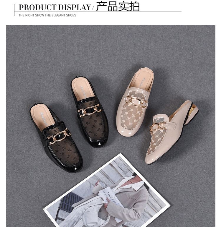 PLOVER hakiki deri örgü 2024 yeni yarım terlik_voghion.com