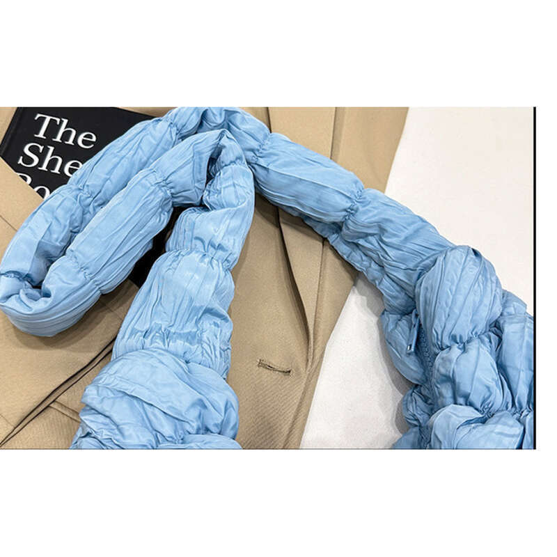 Borsa a tracolla plissettata da donna, elegante borsa a spalla_voghion.com