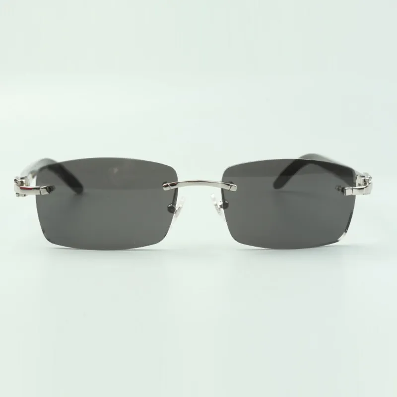 Women for Computer Designer Mirror Fashion Police Glasses Frame Frameless Buffs Sunglasses 3524012 with_voghion.com