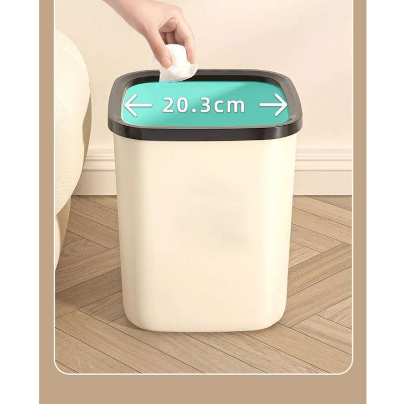 Papelera de gran capacidad y apariencia atractiva, ideal para cocinas, salas de estar, baños, oficinas y otros lugares con presión._voghion.com