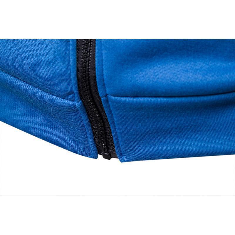 2023 Frühling und Herbst Neue einfarbige Fleece-Pulloverhose für Herren Lässiger gepunkteter Reißverschluss Sporthutüberzug_voghion.com