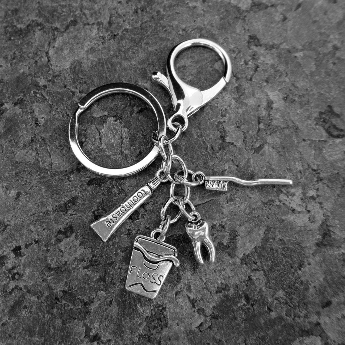 Education & Office Supplies Dental Keychain Protect Teeth Dental Hygienist Gift_voghion.com