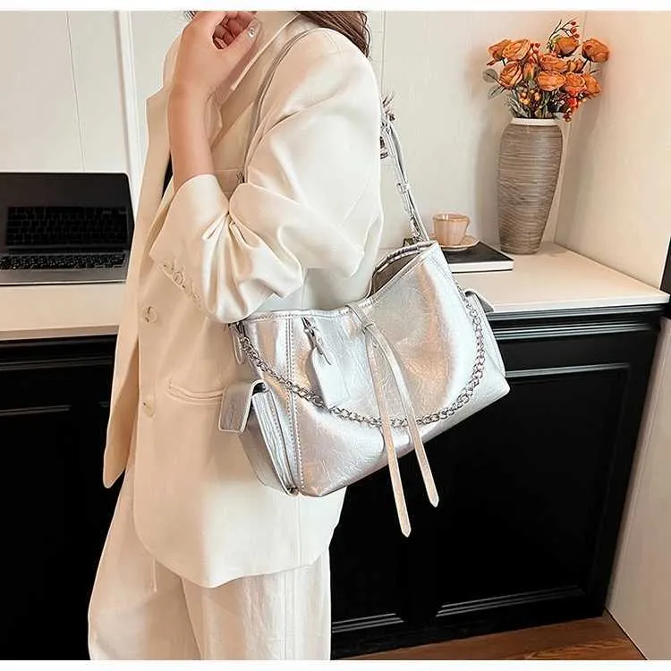 Dames leren schoudertas met grote capaciteit casual crossbody tas_voghion.com