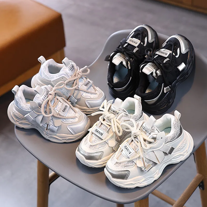 Chaussures de running pour enfant baskets en mesh respirantes_voghion.com