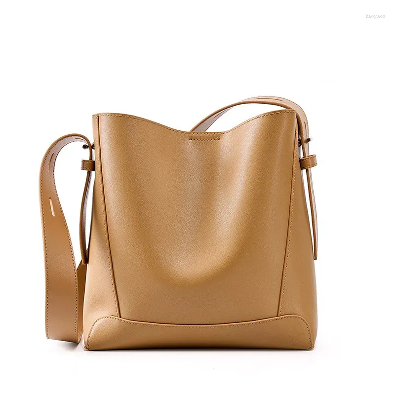 Abendtaschen 2024 Klassische Split Leder Schulter Crossbody Tasche Frauen Große Kapazität Büro Handtasche Mode Dame_voghion.com