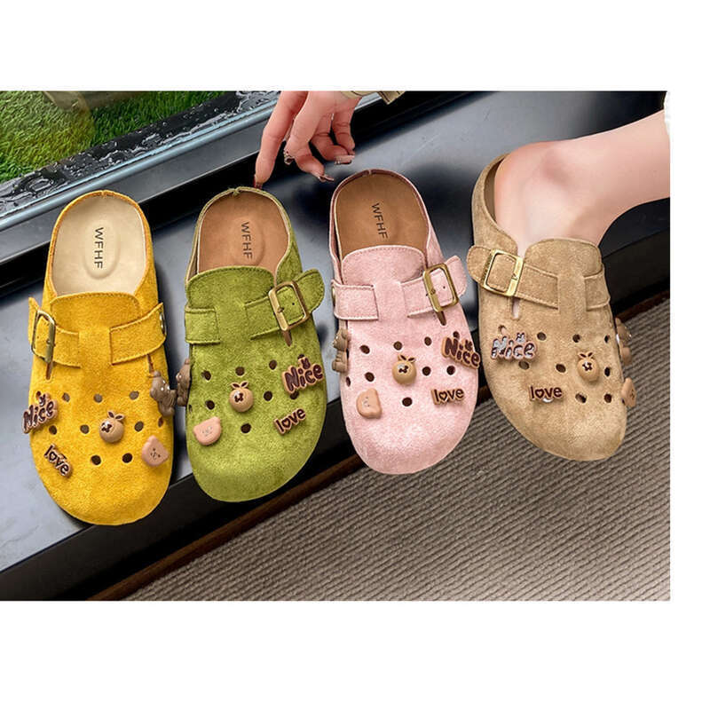 Summer Baotou Cave Flat Bottom Antiderrapante Maternidade Chinelos_voghion.com