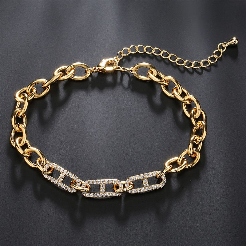 Schakelarmband voor dames minimalistisch modern sieraden design_voghion.com