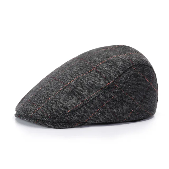 Fashion Herringbone Beret Men's Casual Peaked British Women's Painter Cabbie Newsboy Driver Gatsby Hat Retro Golf Ivy Jeff Cap_voghion.com