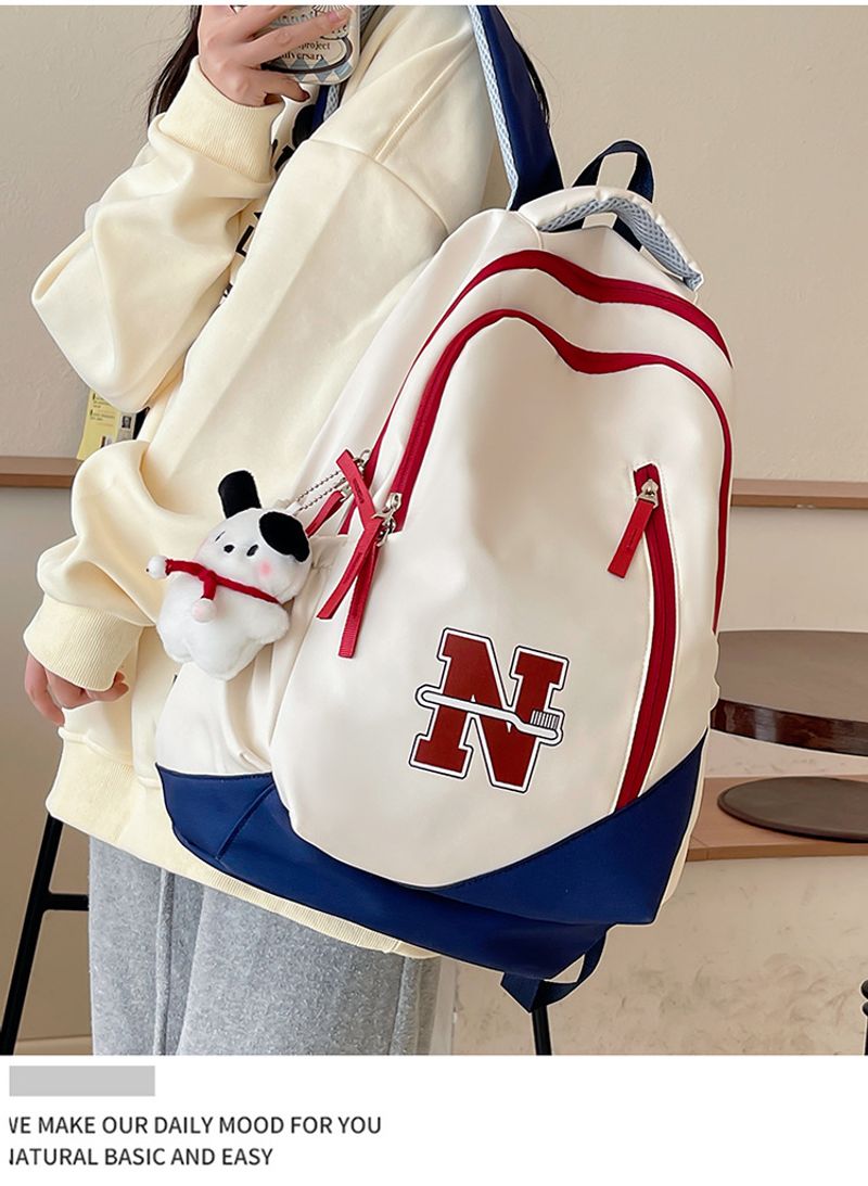 Mochila masculina e feminina de grande capacidade, à prova d'água, resistente ao desgaste, bolsa de viagem para curta distância ao ar livre, simples e_voghion.com