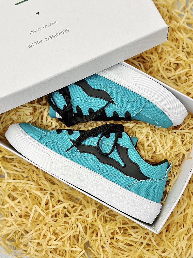 Neue Student Casual Canvas Herrenmode Board Schuhe_voghion.com