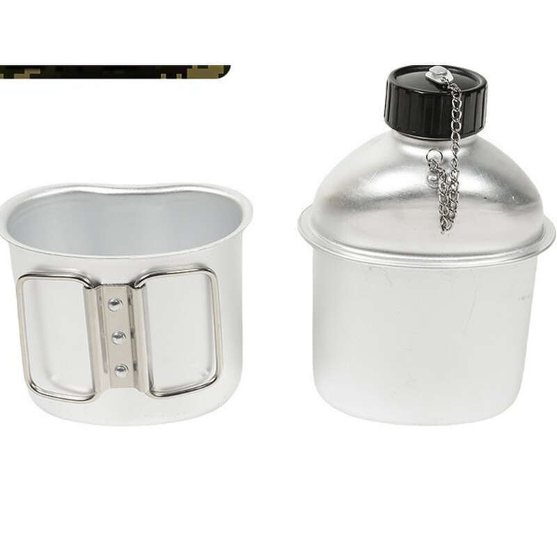 Portable Outdoor Stove Set, Portable American Camouflage Kettle, Military Training New Camping Water_voghion.com